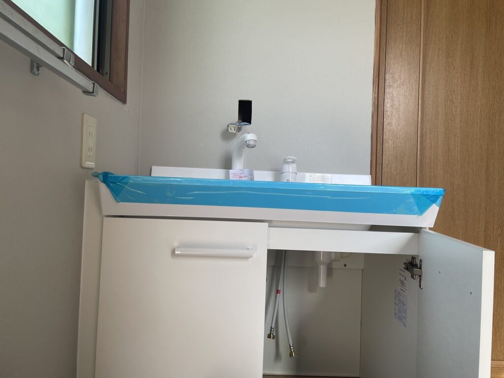 洗面化粧台設置