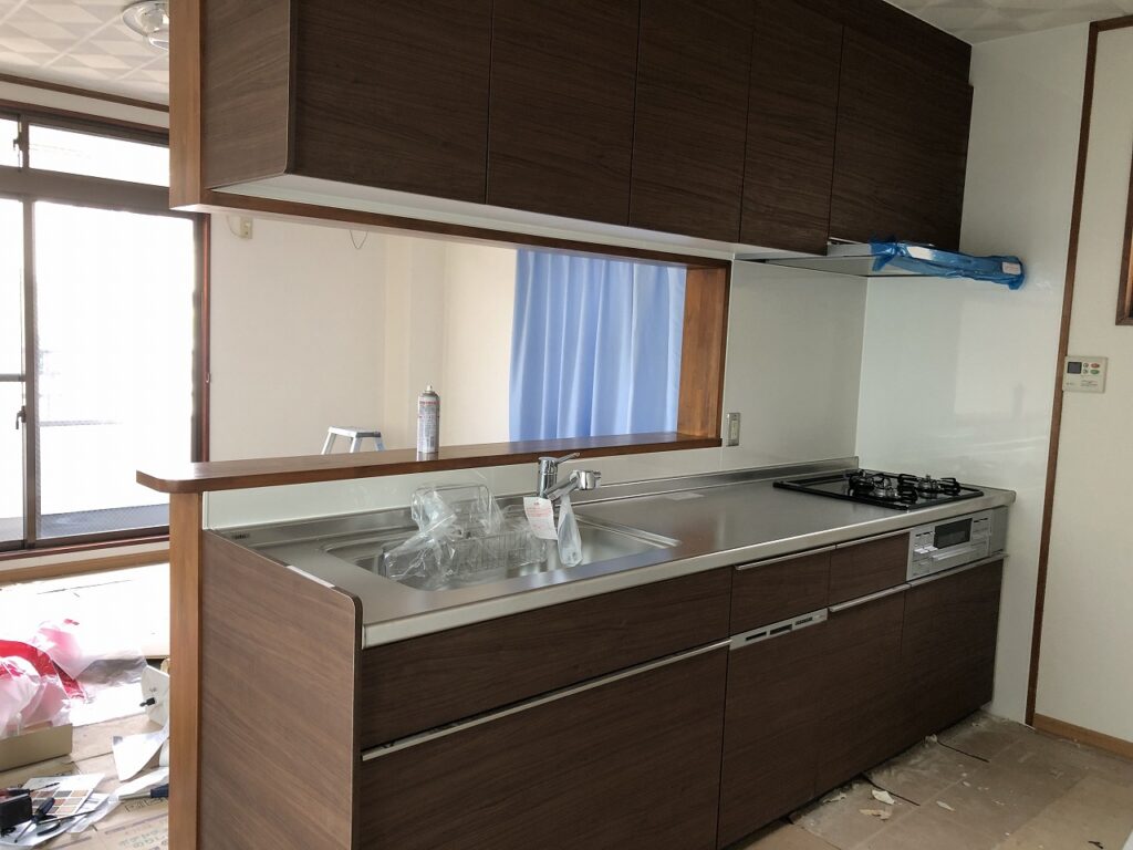 システムキッチン完了