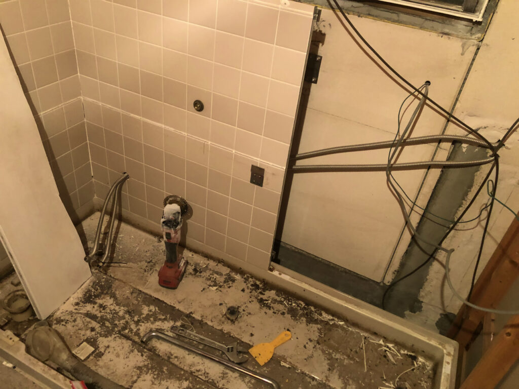 ユニットバス撤去