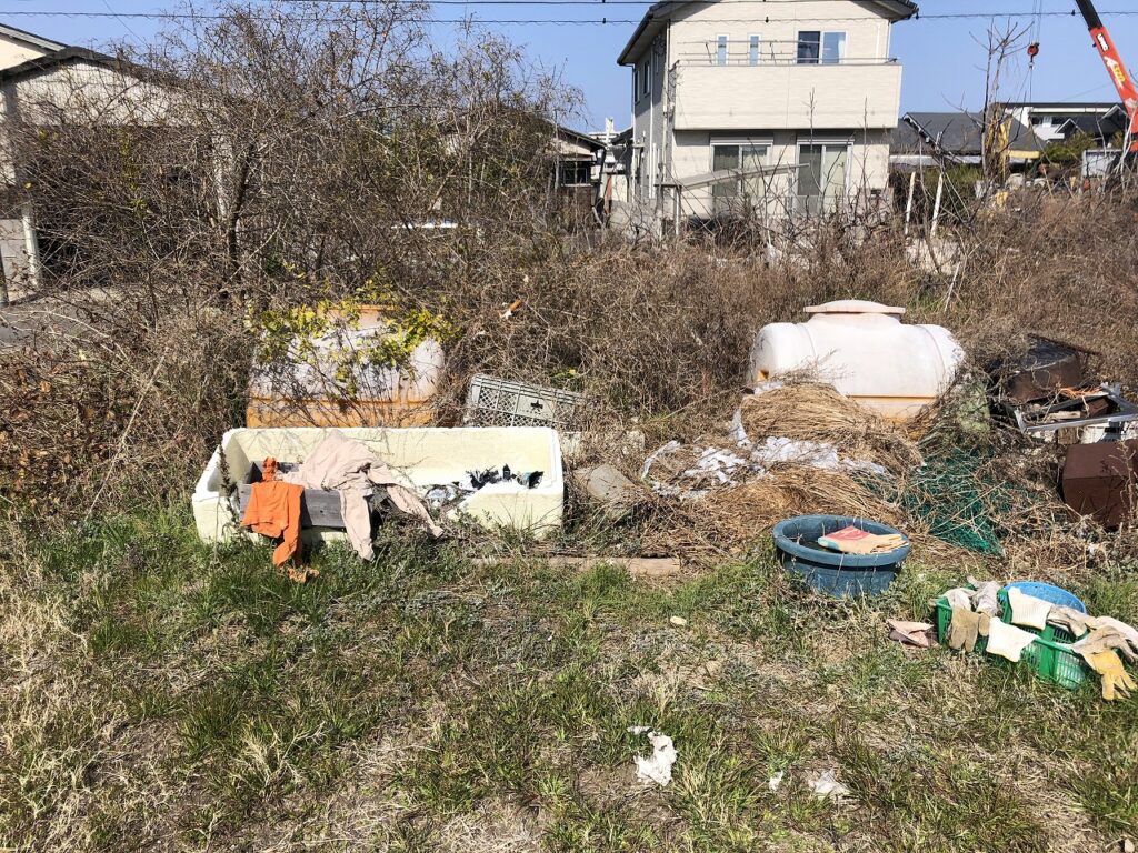 現地調査・不用品状況