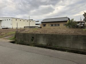 伐採・造成工事完了