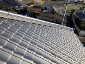 屋根工事完了