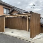 駐車場工事完了