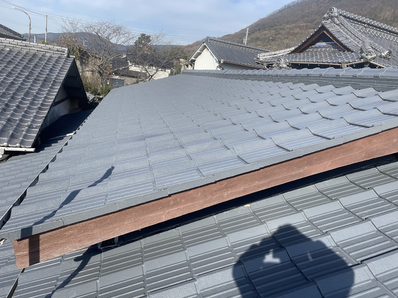 屋根塗装工事完了