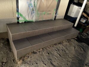 タイル張り完了