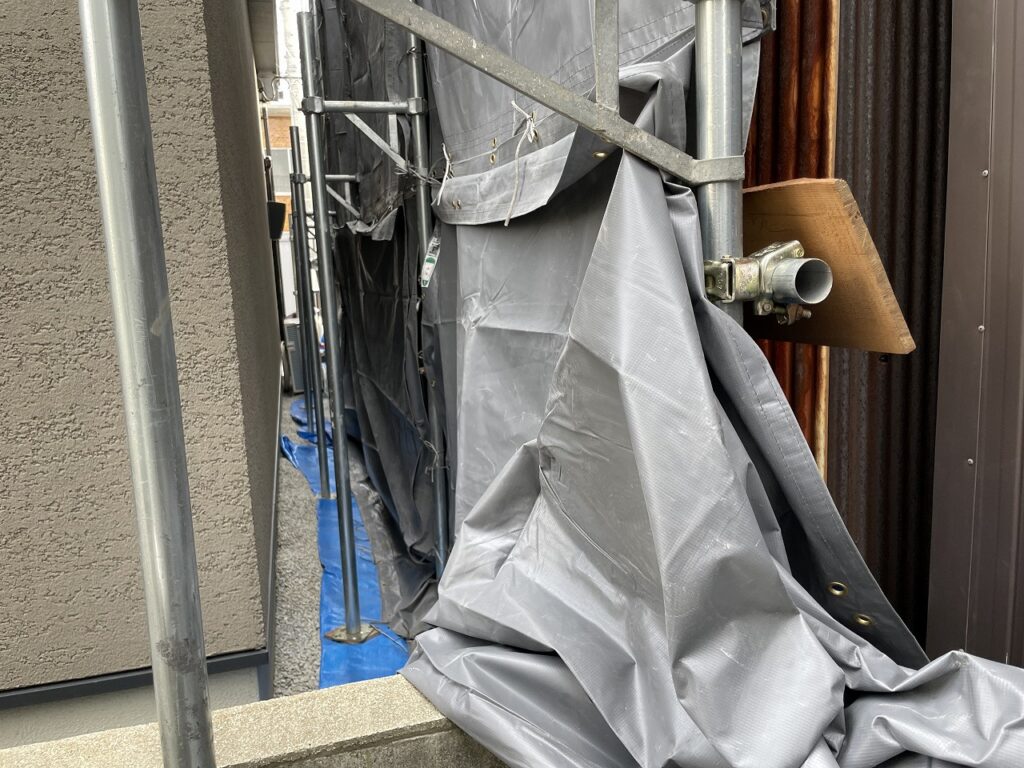 足場の設置